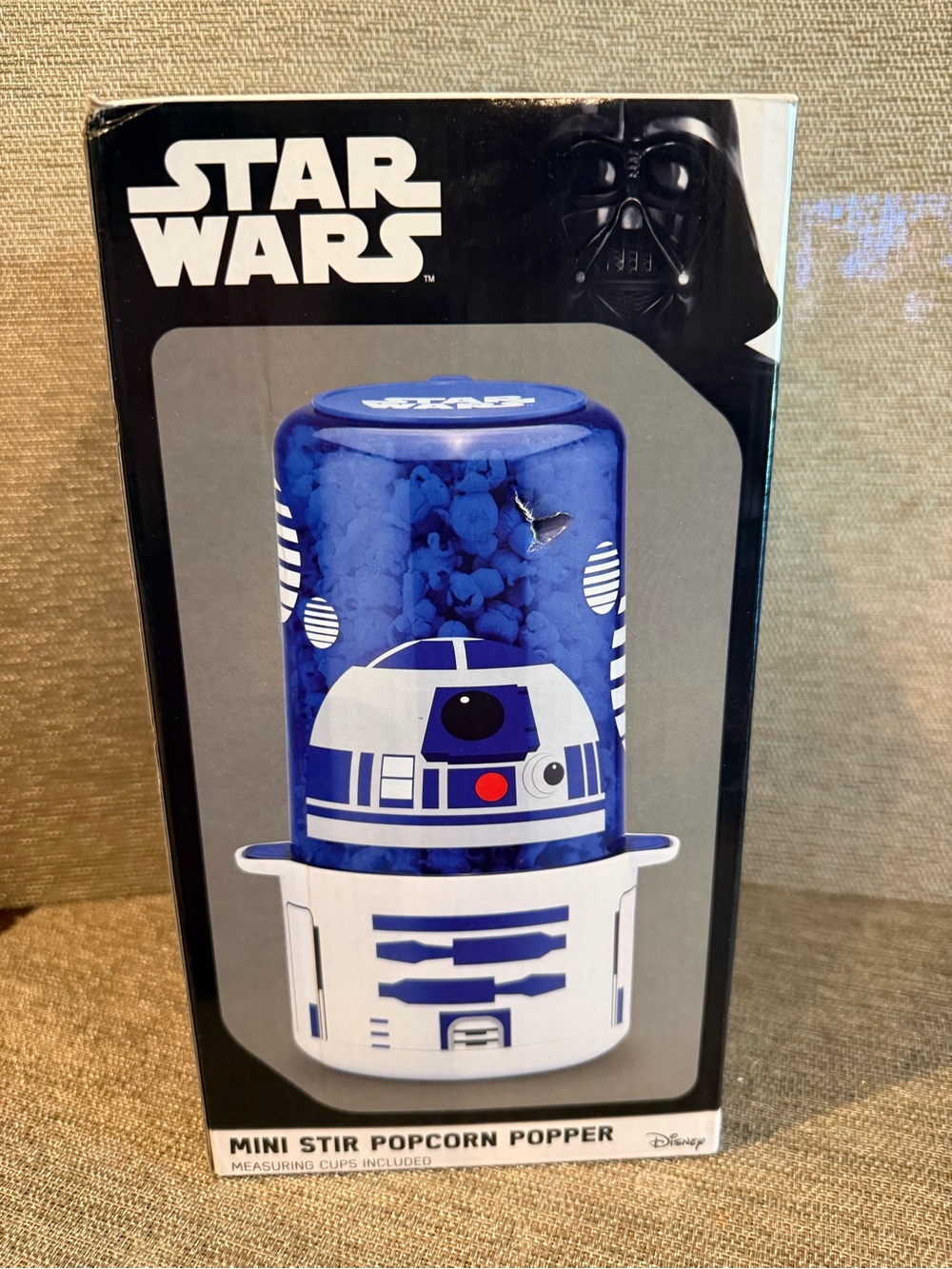Star Wars R2-D2 Blue and White Popcorn Maker Set - Picture 2 of 4